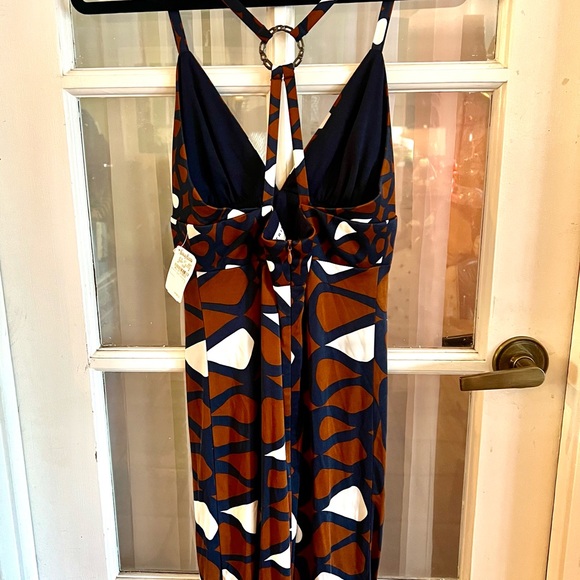 NWT SZ4 Trina Turk Los Angeles Burmese Vine Strappy Tank Dress - Picture 2 of 7